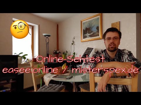 Mein ONLINE-SEHTEST mit easee.online / misterspex.de 🧐 🤓